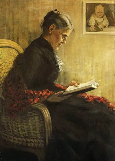 Porträt der Mutter des Künstlers (Portrait of the Artists Mother) Franz Marc